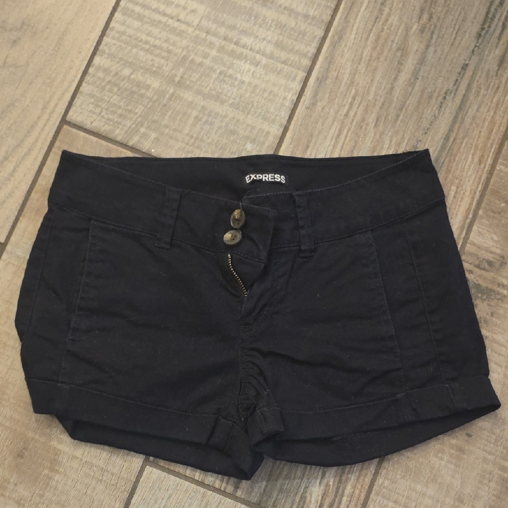 Express Women's Dark Jean Shorts